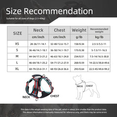 No-Pull Adjustable Dog Harness – Reflective, Comfortable & Easy Control for Small to Large Dogs
